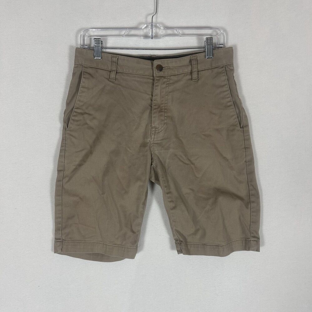 Volcom Chino Shorts Mens 28 Brown Modern Fit Skate Surf Outdoor Casual Tan Golf
